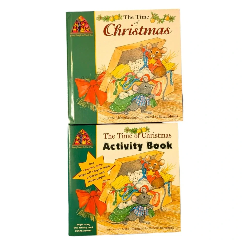 Mouse Prints Journey Through the Church Year Books CD Activity Set Thrivent VTG‎